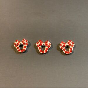 Floating locket charms - bling mouse head charms